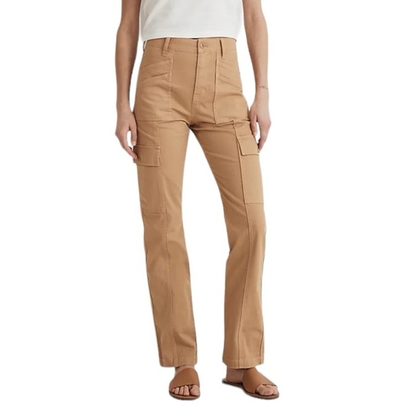 Madewell Pants - Madewell - The Garment-Dyed '90s Straight Cargo Pant Sz 27